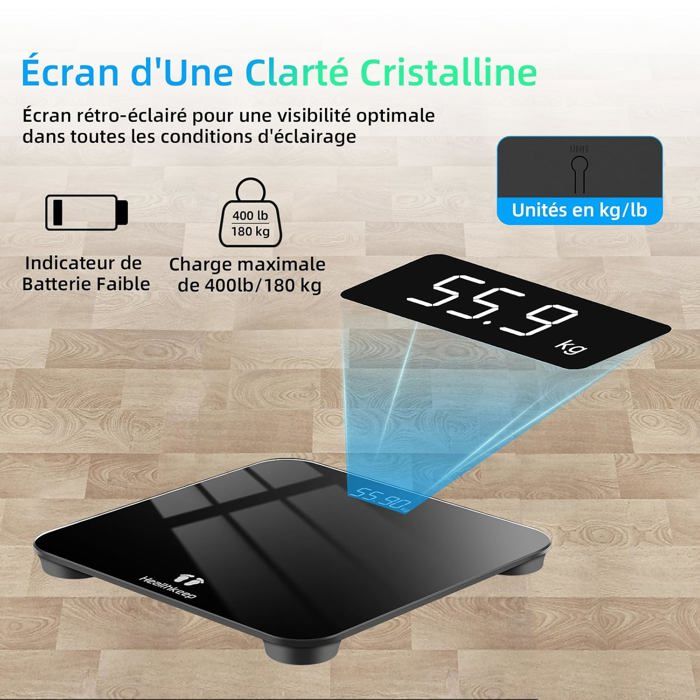 Balance Bébé Numérique Précision 10 G - Écran LCD Rétroéclairé, Design Compact - Idéal Pour Suivre La Prise De Lait - 2