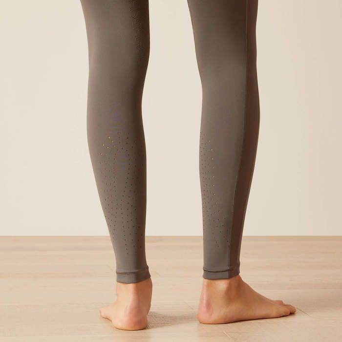Ariat EOS Etch Half Grip Tight Pantalon d'équitation, Motif Floral Noir éclaté, Small Mixte Enfant