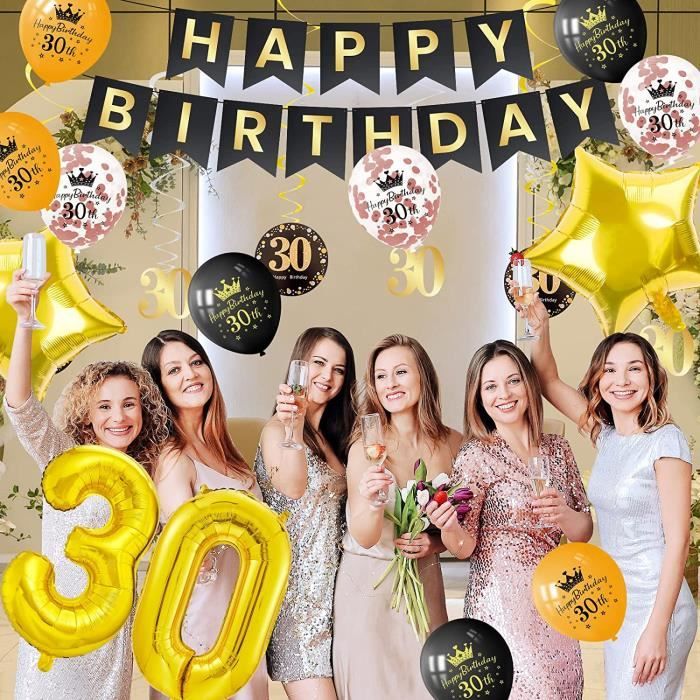 Lot De Du00e9corations De 75e Anniversaire Pour Homme Et Femme