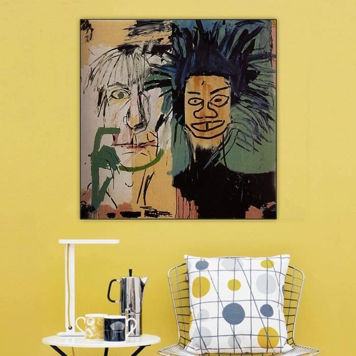 Lot 6 Affiches Graffiti Nacnic | Style Basquiat Warhol A3/A4 | Déco Murale Moderne