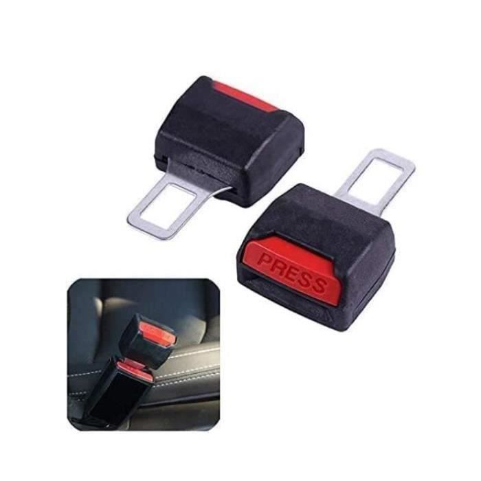 2 Pack Ceinture de sécurité de voiture Boucle de fixation Clip