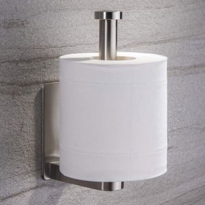 Porte-rouleaux Papier En Z – Lot De 2, Design Moderne, Fixation Sans Perçage, Noir