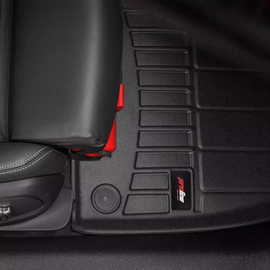 Tapis De Sol Caoutchouc 3D Pour Ford Transit Custom I 2012-2023 - Protection Antidérapante Noire