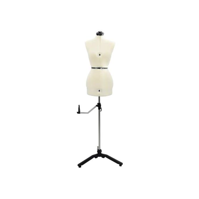 Forme De Robe Réglable Pour Femme - Mannequin Couture En Bois Massif, Hauteur Ajustable Et Stable