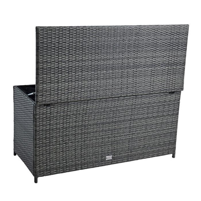 Büchel Panier à Bagages En Polyrotin – Fixation Clip Sans Outils, Amovible, 18 L, Charge Max 8 Kg, Gris