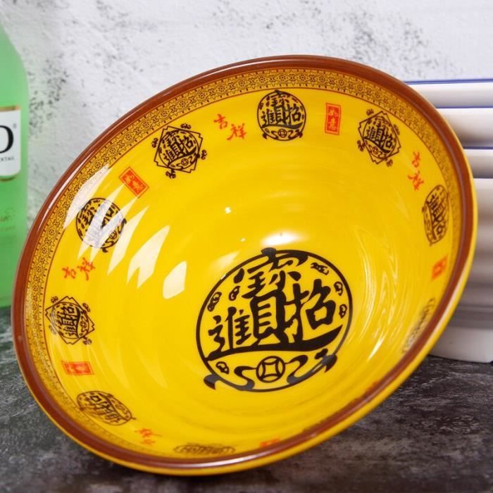 7.5inch Japonais Ménage nouilles Bol à soupe en céramique avec