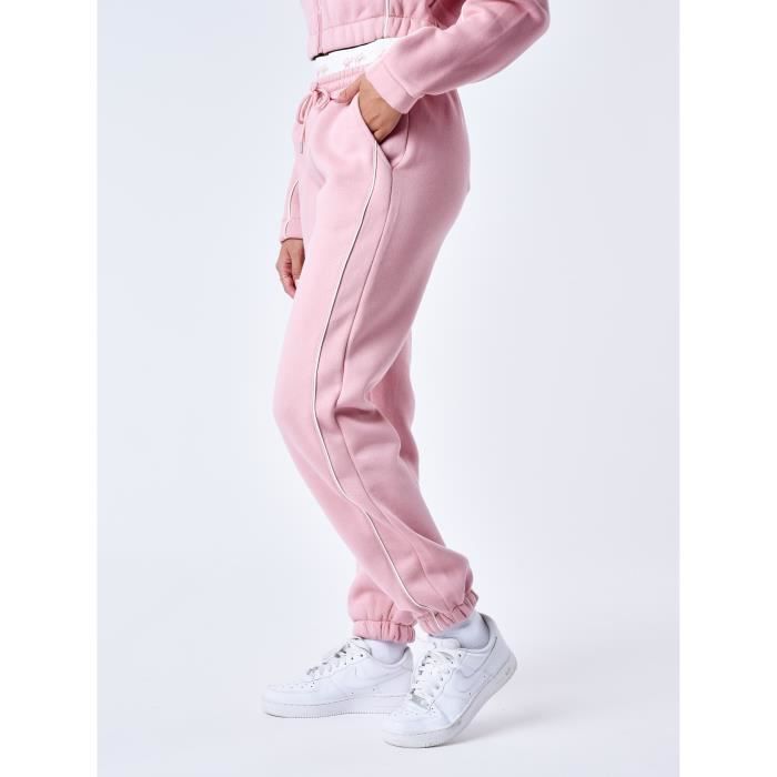 Jogging bande blanche femme deals