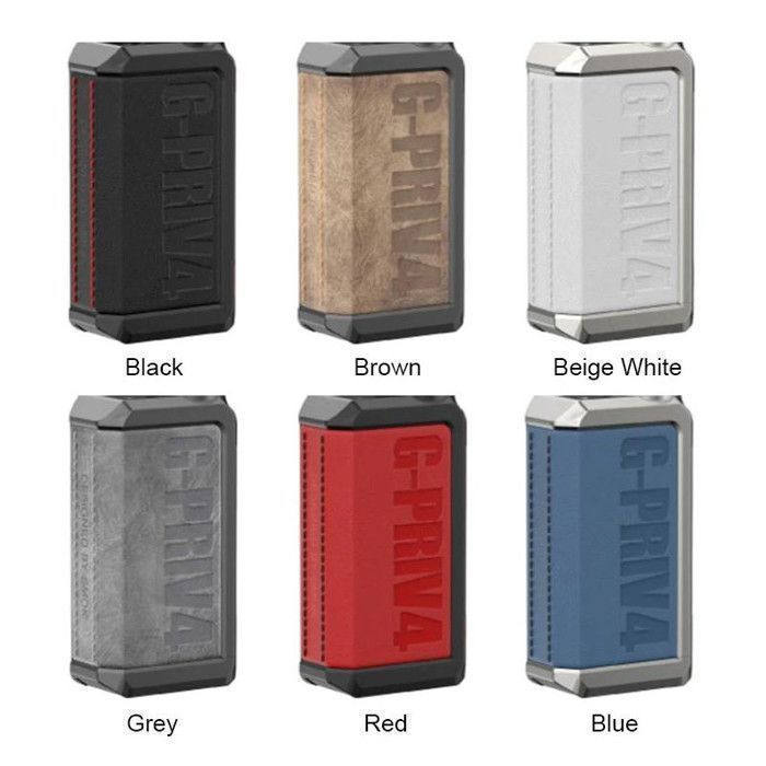 Cigarette electronique : LOT 2 / Box G-PRIV 4 Mod 230w max {Bleu Argent} +  Clearomiseur TFV16 Lite 5 ml {Stainless Steel} (SMOK)