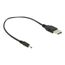 Delock Cable D Alimentation Usb Usb Alimentation Uniquement M Pour Dc Jack De 3 0 Mm X 1 1 Mm M 27 Cm Noir Prix Pas Cher Cdiscount