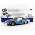 Voiture Miniature de Collection - SOLIDO 1/18 - ALPINE A110 1600S - Rallye Monte Carlo 1976 - Blue - 1804204-0