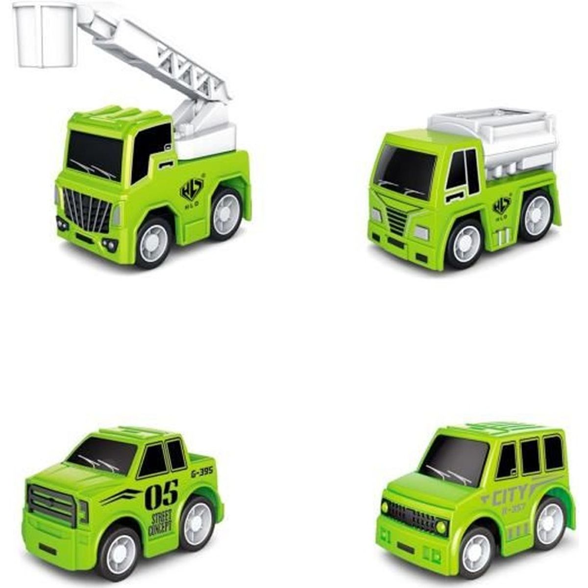 AURSTORE BASA Ensemble de Petites Voitures Jouet pour Enfant de