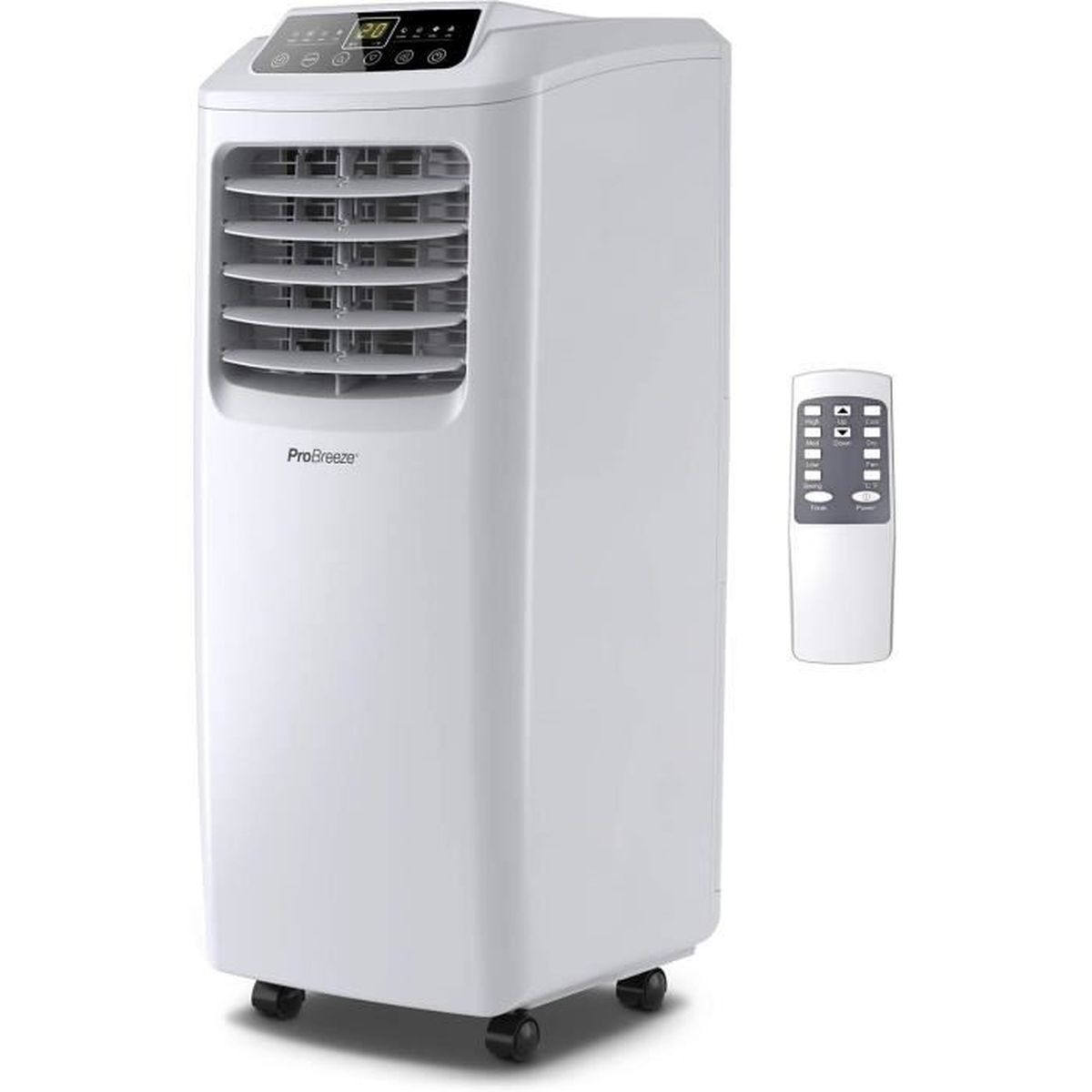 Climatiseur Mobile 9000 BTU – Blanc – Classe A – Avec Télécommande – Neuf