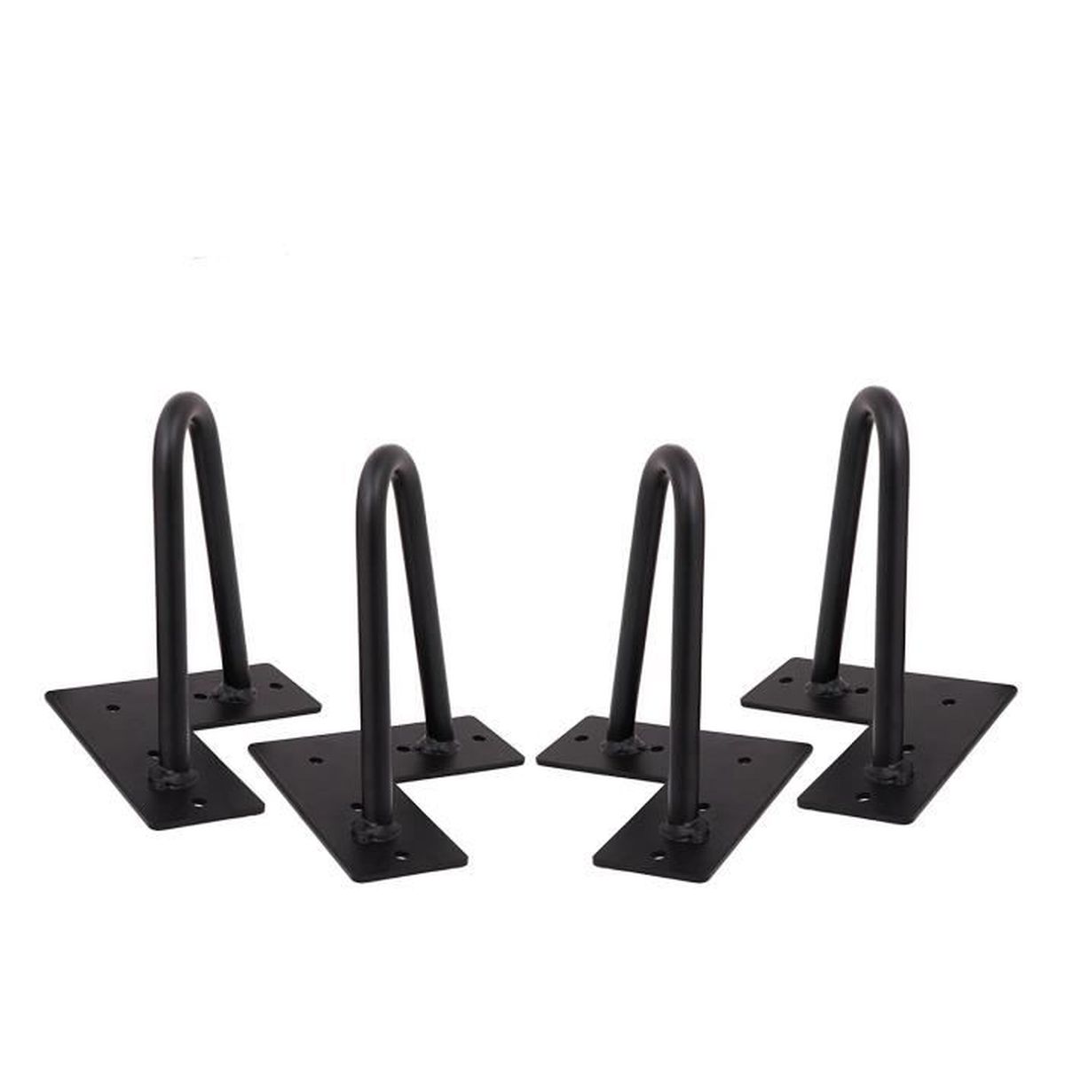 Oomom 4x Pieds De Table Stable Standard Hauteur Superieure Soudure
