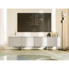 SELSEY Meuble TV - WUWU -4 portes - 200 cm - Grège