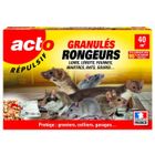 Répulsif rongeurs granulés - ACTO - 40 m²