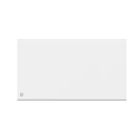 Radiateur électrique fixe à inertie sèche fonte + film - BESTHERM - NEMESIS 1500W - horizontal blanc