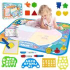 DARMOWADE Tapis Aquadoodle Enfants, 120*90cm Tapis de Dessin Eau,Jouets éducatifs pour Enfants