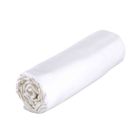 PTIT BASILE Drap housse 60x120 cm bébé enfant 100% coton Bio - blanc - Pour lit à barreaux ou parapluie - Bonnets aux 4 Coins de 15 cm