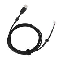 Mavis Laven Cable de Souris USB 2m Plug & Play Remplacement de Cable Souris Ligne pour Logitech G502