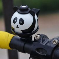 Sonnette de vélo pour enfant motif panda alliage d'aluminium Loud Crisp Sound