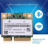 2,4 GHz Carte réseau sans fil Bluetooth WIFI pour DELL/Asus / Toshiba