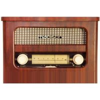 Radio rétro MADISON MAD-RETRORADIO - Bluetooth, Radio FM, Entrée MP3 - Eclairage de la gradation des fréquences
