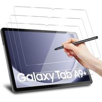 3 Pièces Verre Trempé pour Samsung Galaxy Tab A9+ Plus 11" 2023, 9H Dureté Protection Écran