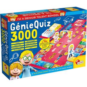 JEU SOCIÉTÉ - PLATEAU Lisciani - I'm a Genius Talent School - Quiz 3000 
