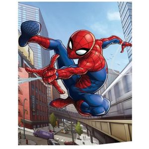 COUVERTURE - PLAID MARVEL - Spider-Man - Plaid Polaire 100% Microfibre 70x140cm