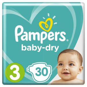COUCHE Couches baby dry T3 x 30 Pampers
