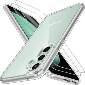 COQUE - BUMPER Coque Pour Samsung Galaxy S23 FE 4G/5G + 2x [Verre