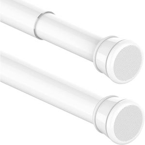 Tiges à rideaux tiges à rideaux réglables tringles à rideaux de douche sans perçage tringle télescopique antidérapante 70-360 cm en option  15