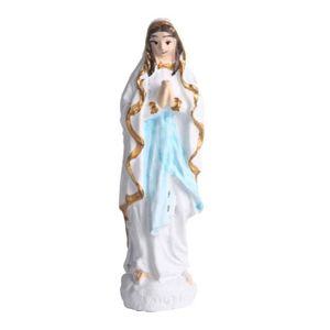 perfeclan Romain Catholique Sculpture Table de R/ésine Statue D/écoratif Figurine Figure Notre Dame de Lourdes Vierge Marie Statue 30cm Hauteur