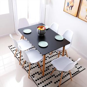 TABLE À MANGER COMPLÈTE Table à manger avec chaises - HOMBUY - Contemporai