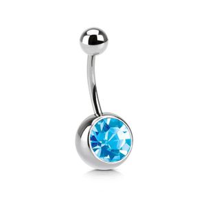 Piercing Nombril Lovepiercing - Boule Diamant Perle, Acier Chirurgical 316L Anti-allergique