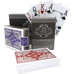 10 x Poker Cartes Plastique 540 jeu de cartes poker Feuille Poker Kartendeck professionnel 