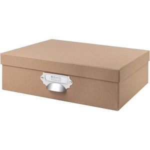 2 Pliable Sous-Lit Carton Rangement Boîtes Elégant Léger Couvercles & Poignée 