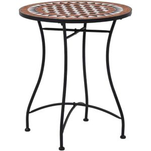 TABLE DE JARDIN  Table de jardin Festnight - Table Bistro Mosaic - 