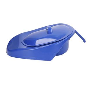 HQ10482-Pot de chambre avec couvercle bassin de lit crachoir portable  pratique avec poignée chambre à coucher en plastique de Bleu - Cdiscount  Bricolage
