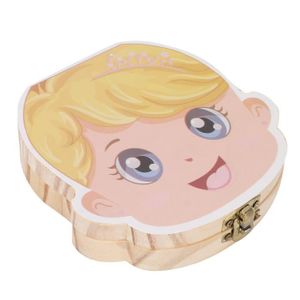Boîte à Dents De Lait En Bois - Souvenir Enfant - Cadeau Anniversaire, Baptême - Pour Petite Fée Des Dents