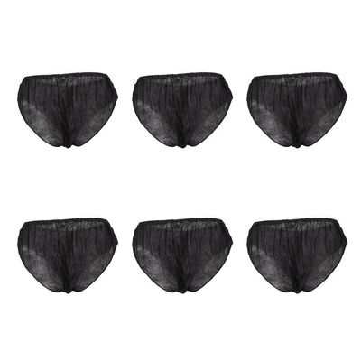 Culottes Jetables Non Tissées 40 Culottes Jetables Strings FUIPVGI - Non Tissé Noir - Pour Massage, Épilation, Spa, Voyage Strings Jetables Noirs Lot 40
