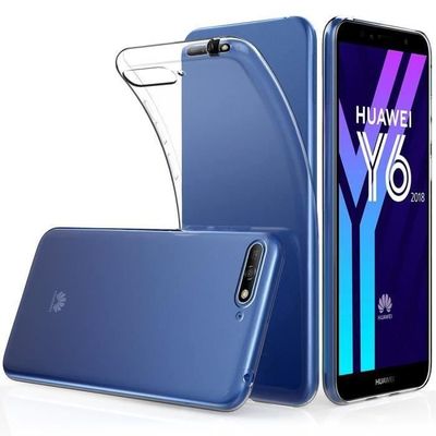 Coque Anti-choc Pour Huawei Y6 2018 - Transparente, TPU Rigide, Marque Mtb, Neuf, Référence CAS-NC144
