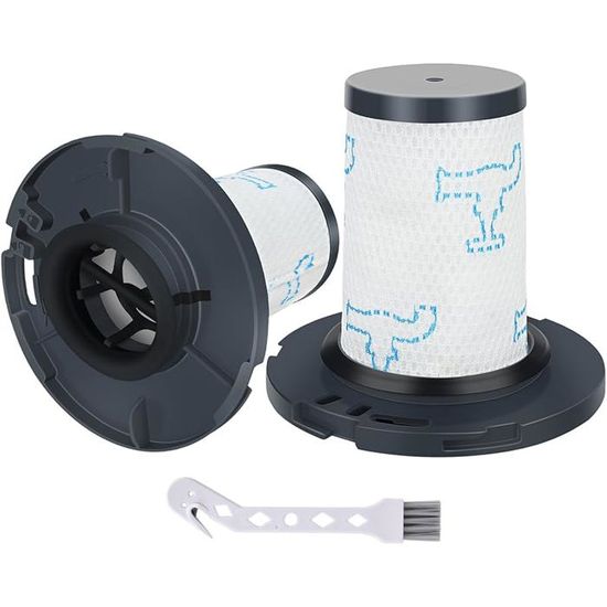 Lot De 3 Filtres Lavables Pour Aspirateur Rowenta X-Force Flex 9.60 - Compatible Modèles Allergy, Animal, Aqua