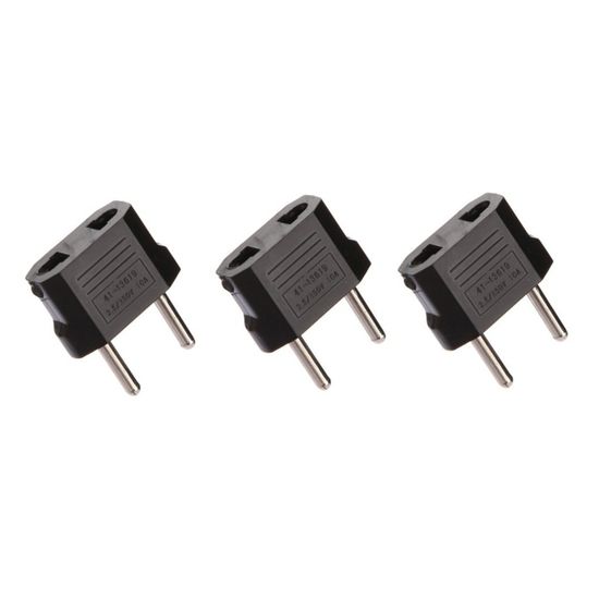 ADAPTATEUR X3 PRISE US / THAÏ VERS EU CSK C4 PRO MAISON BRICO DECO PLUG VOYAGE USA THAILANDE
