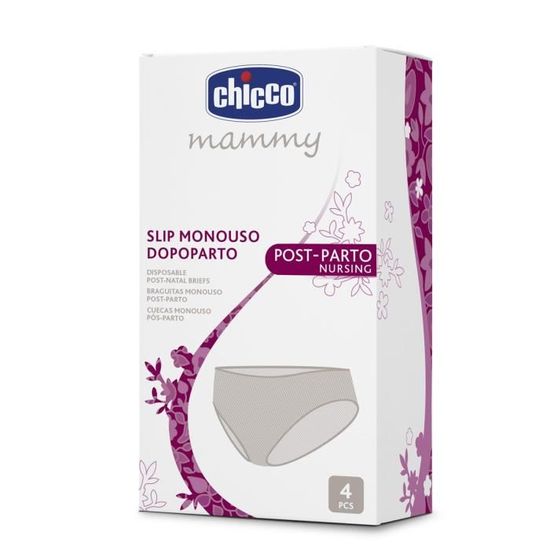 Chicco Slips Jetables AprèsAccouchement In Tessuto Non Tessuto Linea