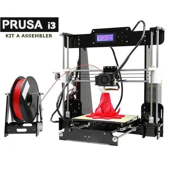 Imprimante 3D Prusa i3 A8 Desktop (DIY) KIT à assembler