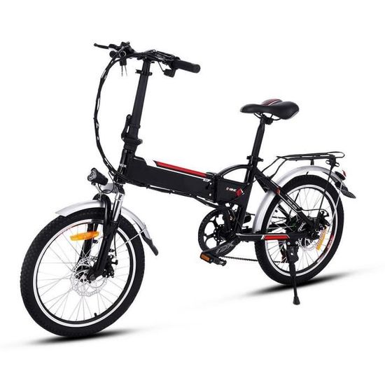 V lo lectrique montagne ANCHEER 250W 22 30 km h 8AH 36V 20 pouces