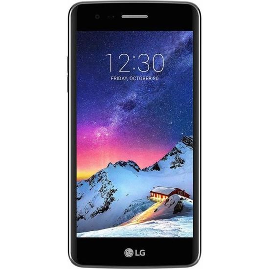 Téléphone mobile - LG - K8 2017 Titan - 16 Go - Gris - 4G - Lecteur d'empreintes digitales