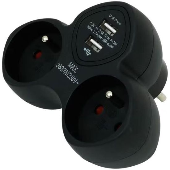 Konstsmide 7473-000 Adaptateur Noir - Electronic France
