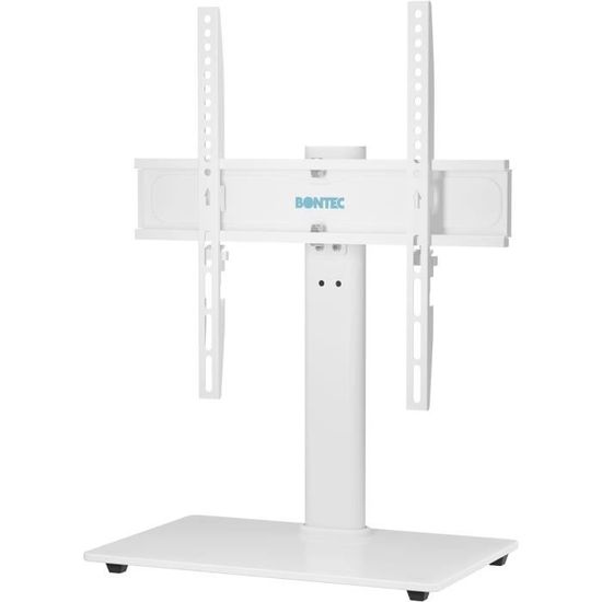 Support TV Sur Pied BONTEC Universel Pivotant - Pour TV 26 à 55 Pouces, Modèle ST10-1 Noir